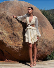 Load image into Gallery viewer, Amazing Beige Mini Dress