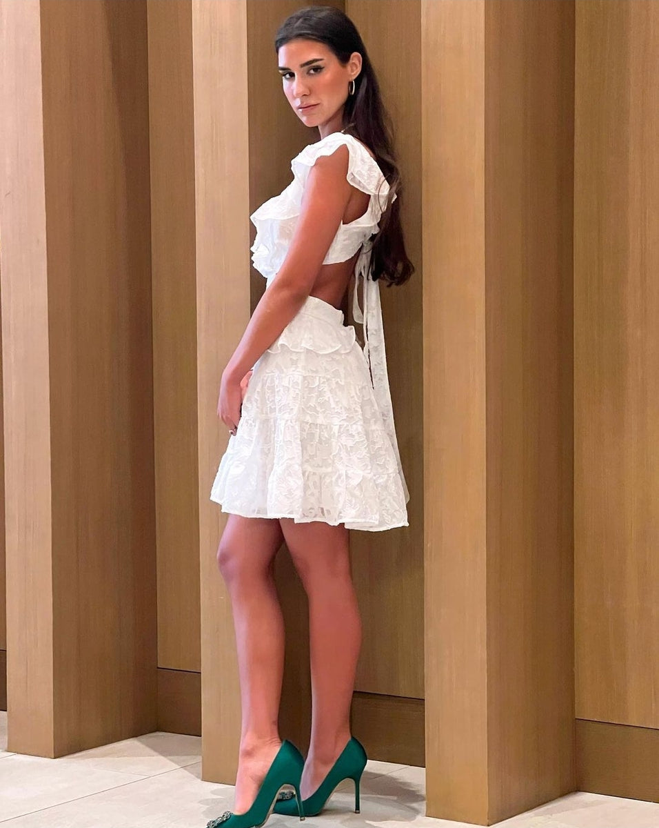 white velvet mini dress Freshly White Mini Dress – VELVET CLOTHING CO