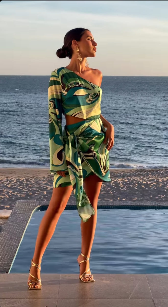 Oviedo Green Mable Dress – VELVET CLOTHING CO