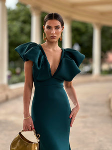 Raquel Pine Green Dress