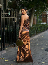 Load image into Gallery viewer, Tropical Atmosphere Metallic Dress 🌊

