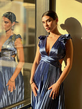 Load image into Gallery viewer, Sagrario Dusty Blue Dress
