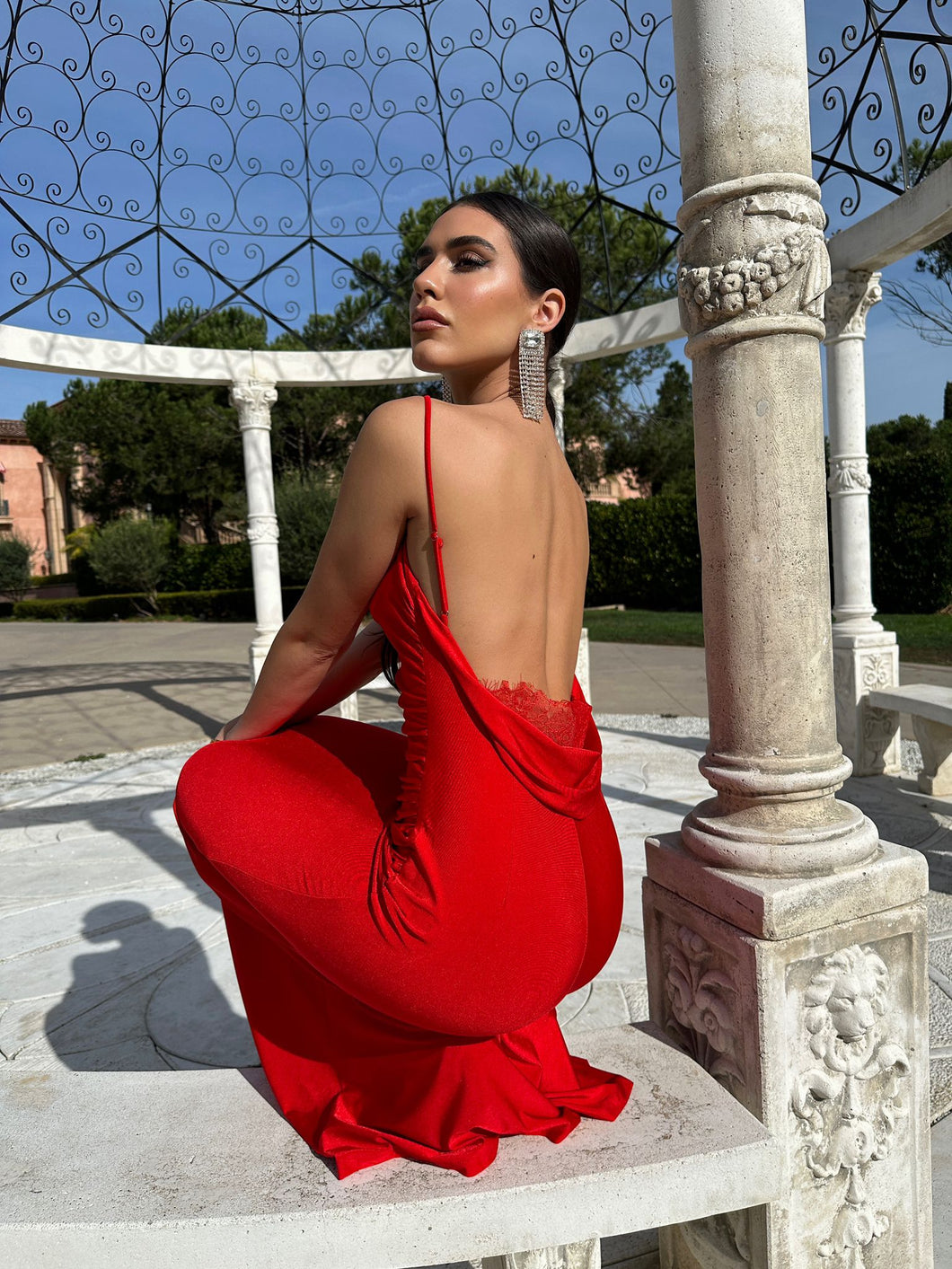 aphrodite red dress Aphrodite Red Sequin Gown