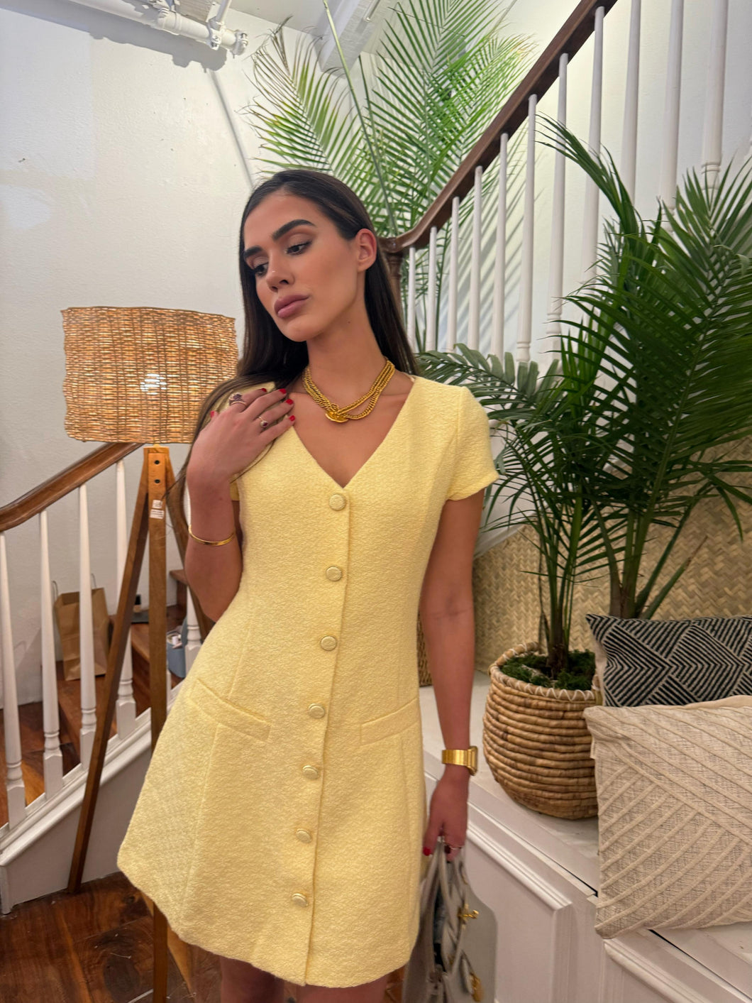 Butter mini dress