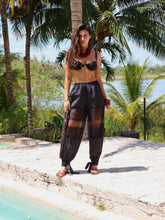 Load image into Gallery viewer, Boho black pants
