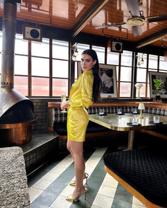 Estelle Metallic Dress