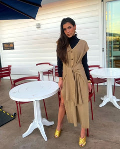 Neutral Choice Knitted Dress