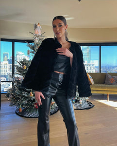Mia Black Coat