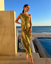 Load image into Gallery viewer, Bertina metallic dress
