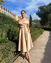Load image into Gallery viewer, Mélanie Beige Dress
