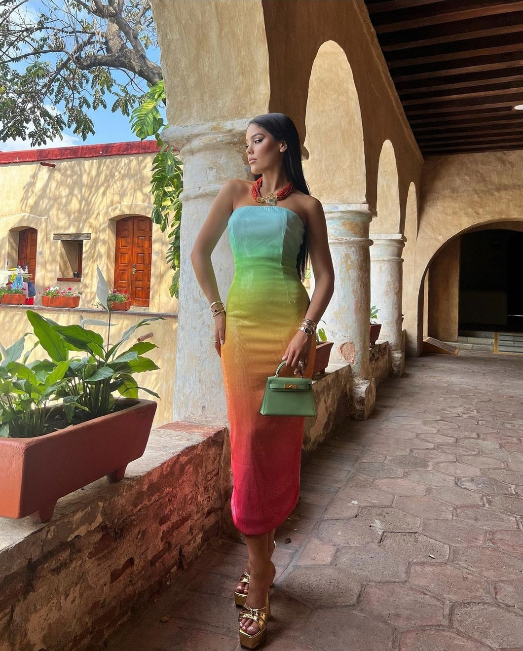 Candis midi dress