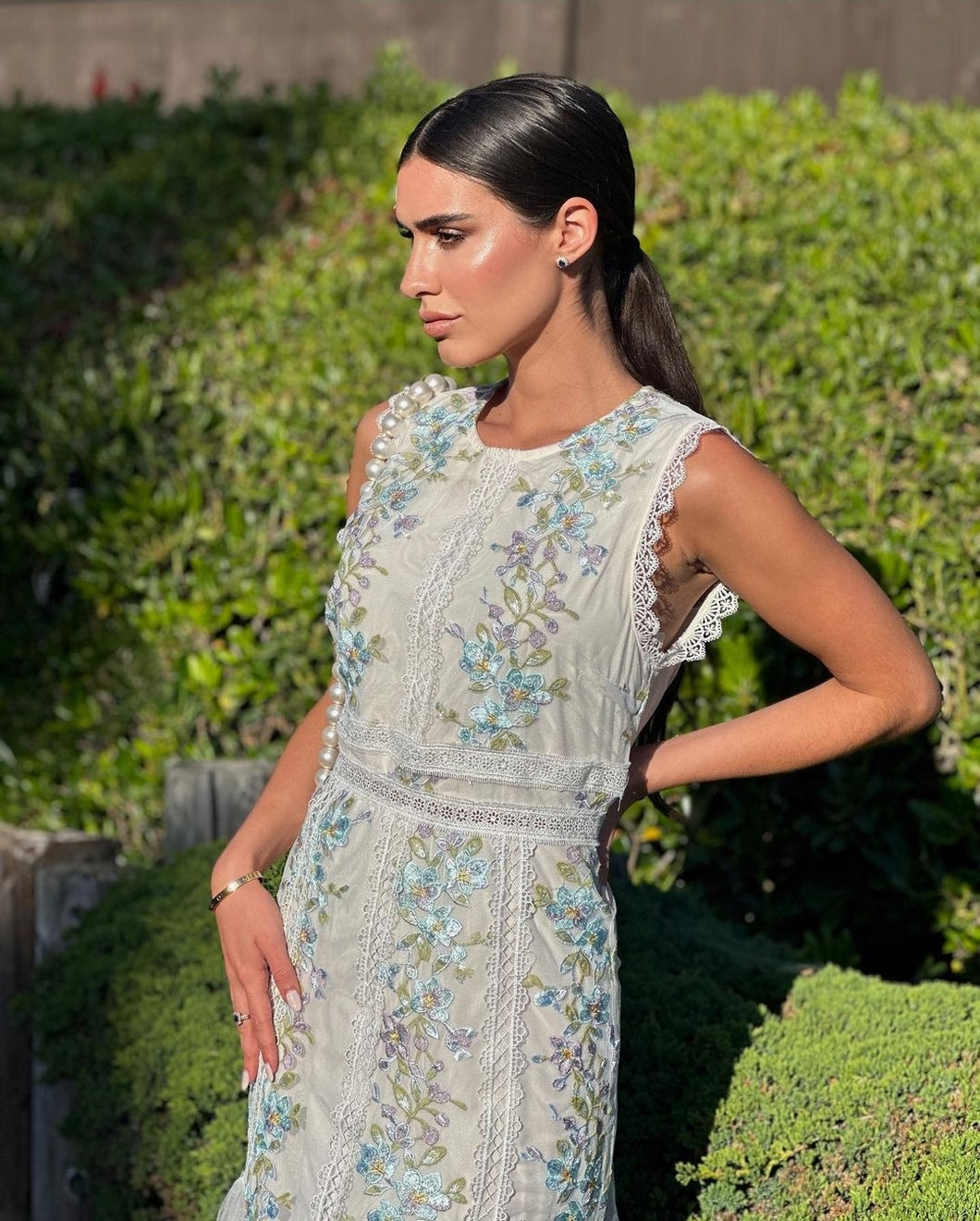 Chipre Floral Midi Dress