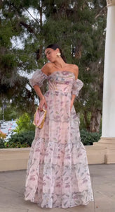 Agave floral dress