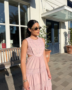 Canaria Dusty Pink Midi Dress
