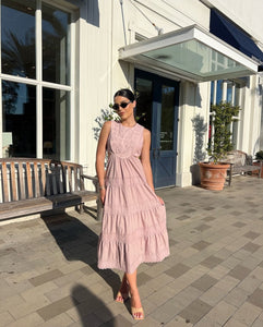 Canaria Dusty Pink Midi Dress