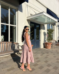 Canaria Dusty Pink Midi Dress