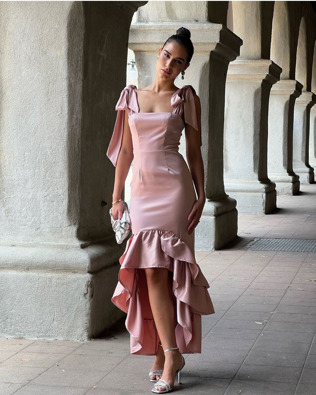 Anailse satin dress