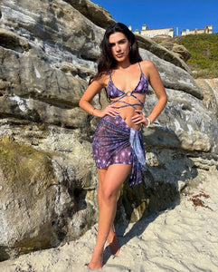 Purple 3 Piece Bikini