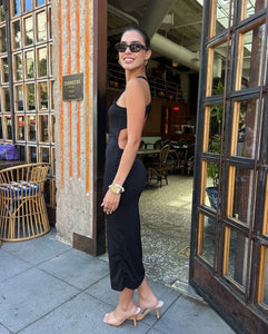 Tyler Black Midi Dress