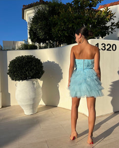 Mirari Fluffy Mini Dress