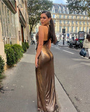 Load image into Gallery viewer, Amour  metallic Dress
