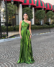 Load image into Gallery viewer, Saliha Metallic Dress
