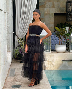 Denis Fluffy Dress