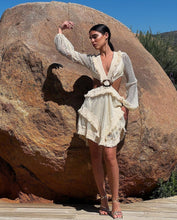 Load image into Gallery viewer, Amazing Beige  Mini Dress
