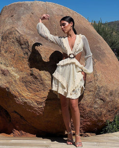 Amazing Beige  Mini Dress
