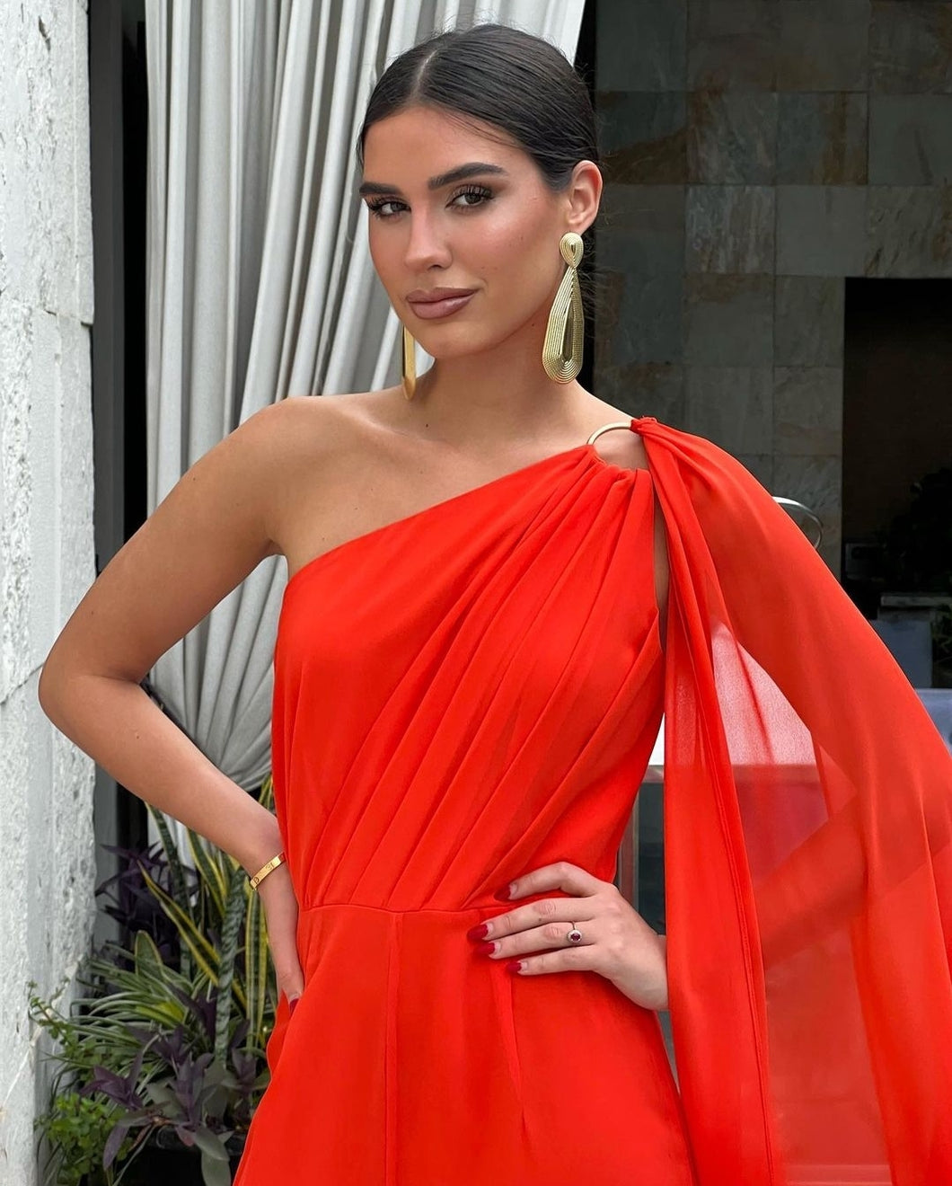 Martina Orange Jumpsuit