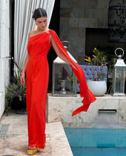 Load image into Gallery viewer, Martina Orange Jumpsuit
