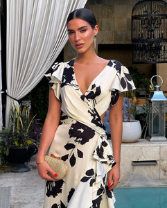 Vega Black & White Dress