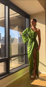 Tropical Atmosphere Metallic Dress 🌊