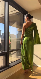 Tropical Atmosphere Metallic Dress 🌊