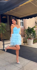 Mirari Fluffy Mini Dress