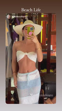 Load and play video in Gallery viewer, Galilea White &amp; Blue Skirt
