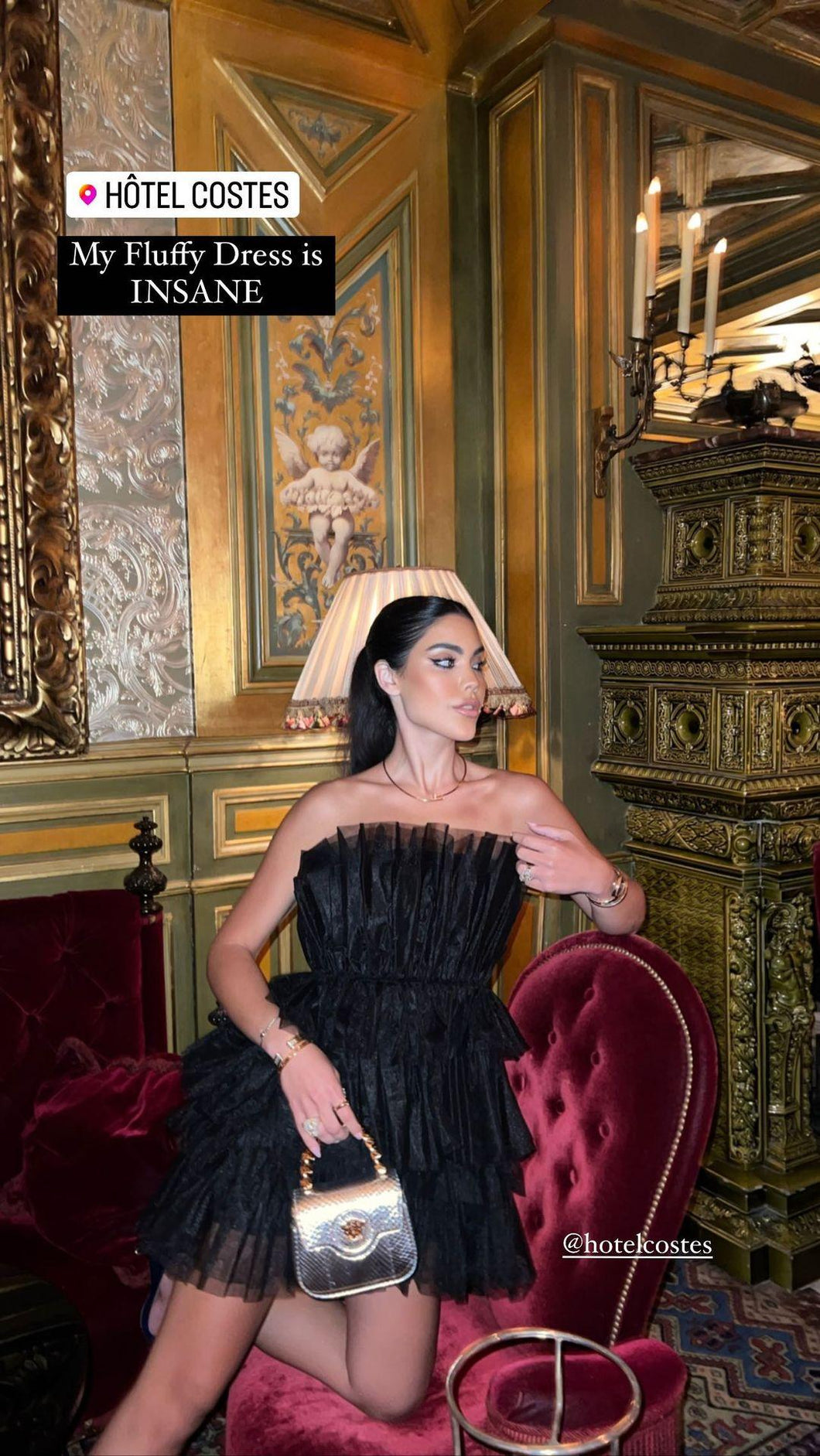 Fluffy Black Dress VELVET CLOTHING CO. Fluffy Black Dress VELVET CLOTHING CO.