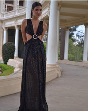 Load image into Gallery viewer, Anna Sparkly Black Dress
