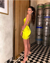 Load image into Gallery viewer, Neon Chain Mini Dress

