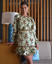 Load image into Gallery viewer, Lola Mint &amp; Coffee Dress
