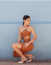 Load image into Gallery viewer, Cabo Camel Midi Dress
