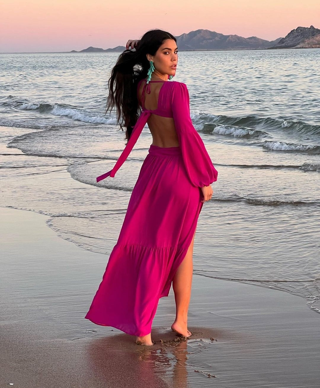 hot pink velvet dress Amazing Hot Pink Dress – VELVET CLOTHING CO