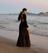 Load image into Gallery viewer, Amazing Black  Maxi  Dress
