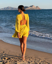 Load image into Gallery viewer, Amazing Yellow Mini Dress
