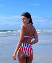 Load image into Gallery viewer, Hawai Red &amp; White Bikini
