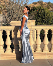 Load image into Gallery viewer, Rihanna Baby Blue Dress
