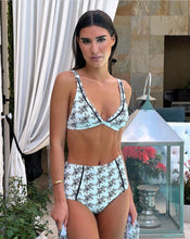 Load image into Gallery viewer, Dulcinea White &amp; Black Bikini
