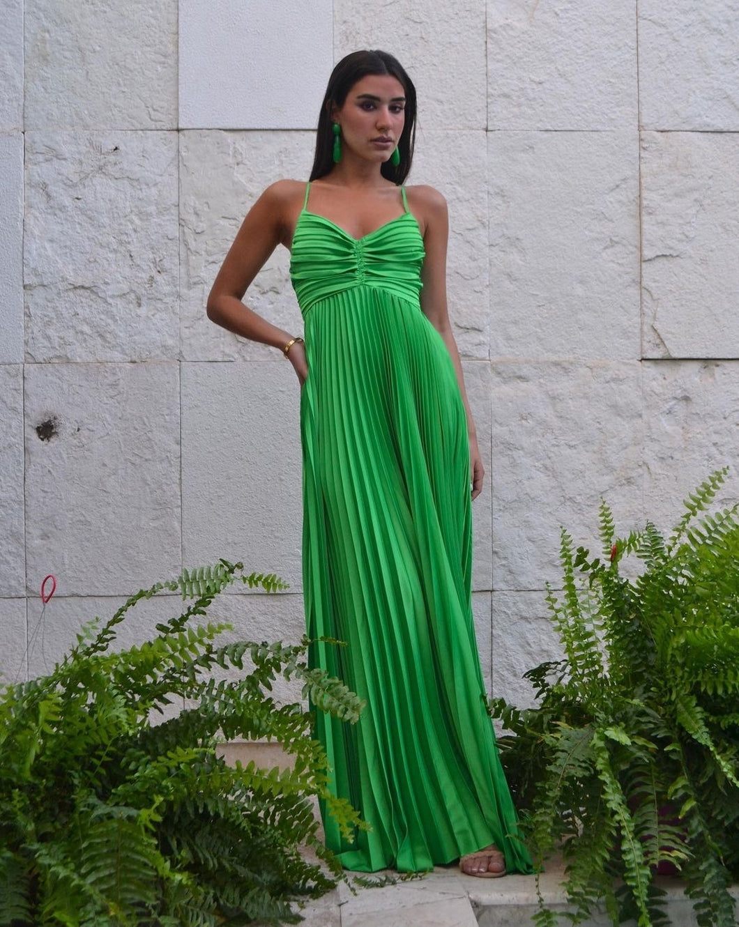 Floy Green Dress