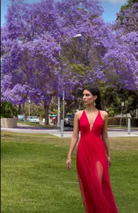 Addison Red Dress
