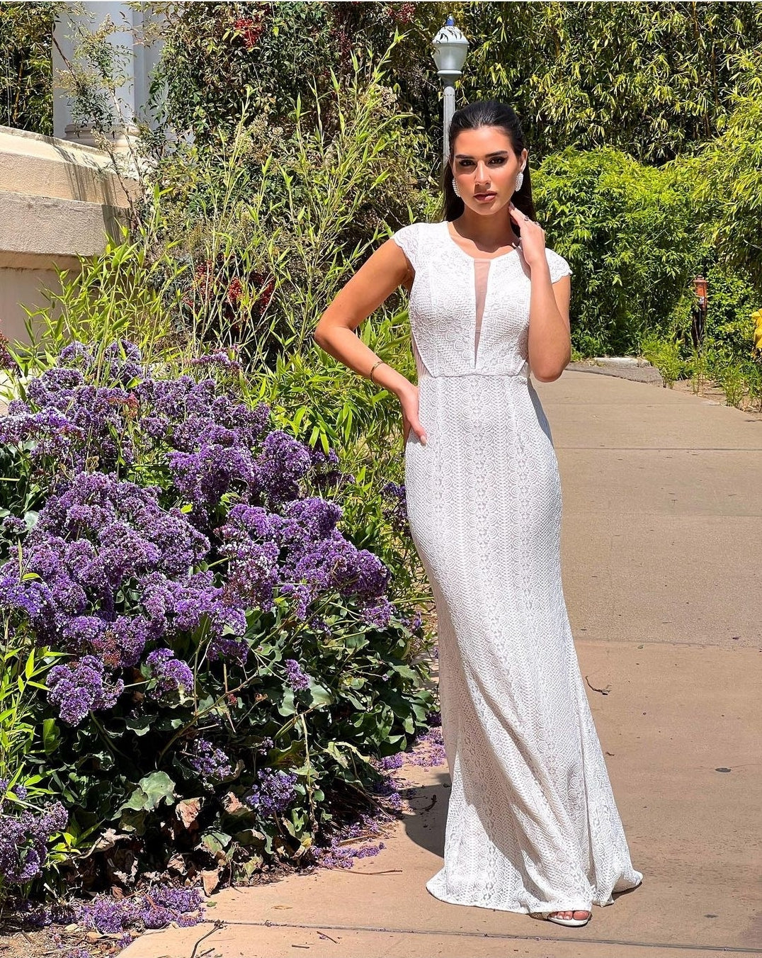 Paloma White Nude Dress VELVET CLOTHING CO